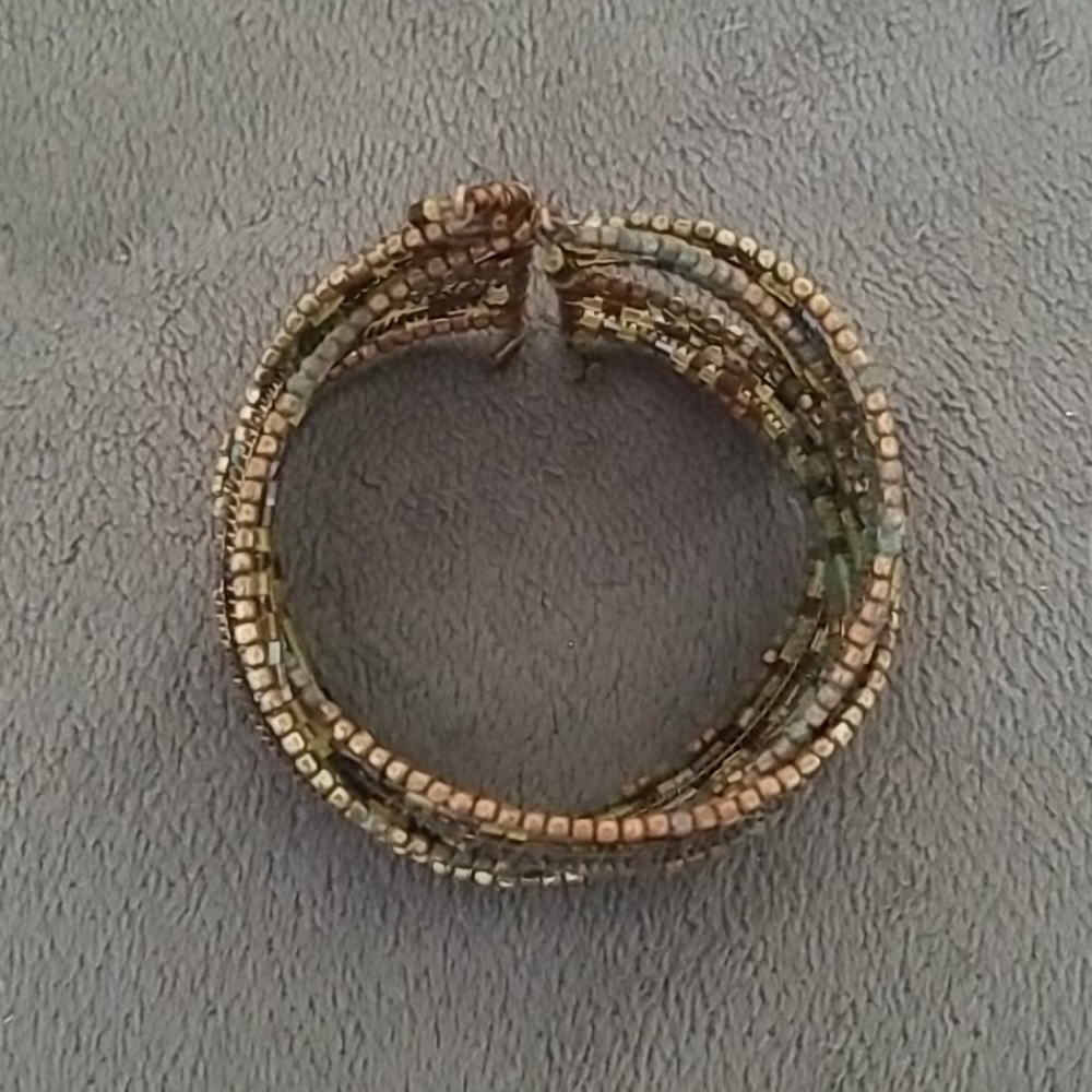 Multicolored Beaded Cuff - Picture 4 of 9